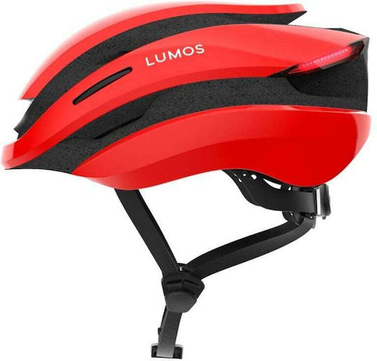 Lumos Ultra City Bicycle Helmet with LED Light Red