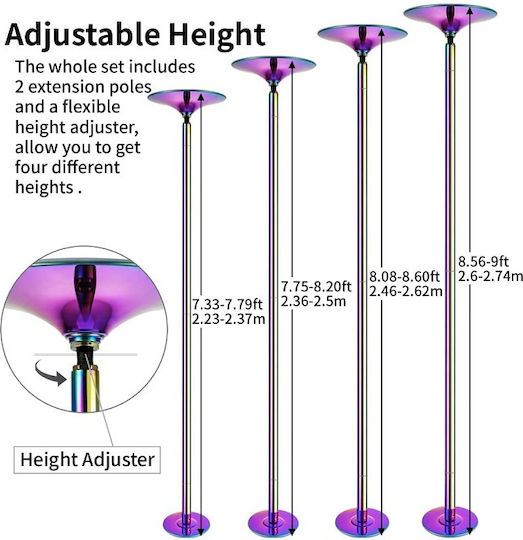 Viking Pole Dancing Pole Multicolour