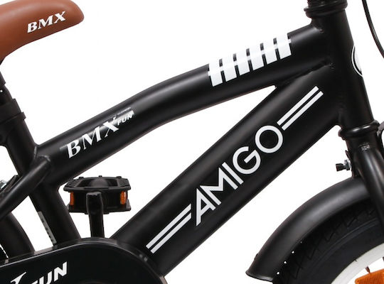 Amigo Fun 14" Παιδικό Ποδήλατo BMX Μαύρο