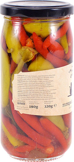 Μπάρμπα Γιάννη Πιπεριές Καυτερές 320gr