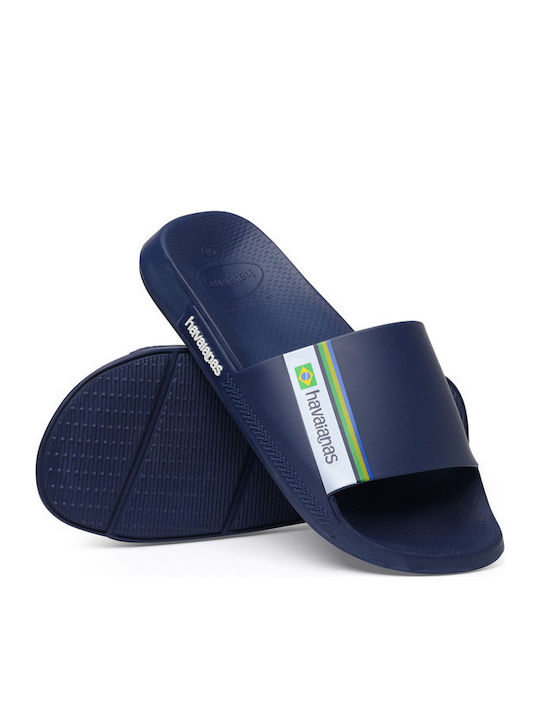 Brasil Men's Slides Blue