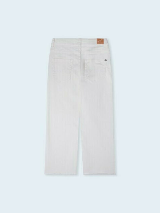 Pepe Jeans Girls Denim Trouser White