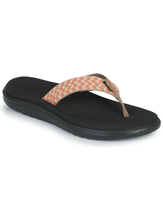 Teva Voya Frauen Flip Flops in Orange Farbe