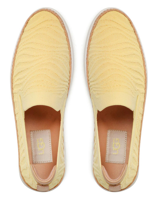Sammy Γυναικεία Slip-On Κίτρινα