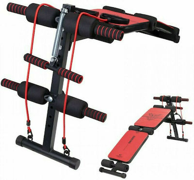 Adjustable Workout Bench with Bands