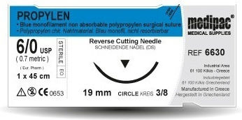 Medipac Ράμματα Propylen 2/0 16mm