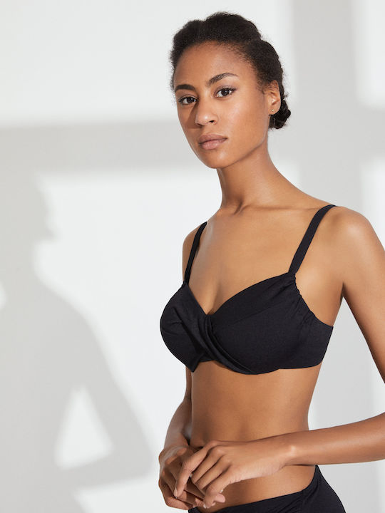 C Bikini Top C Cup Black