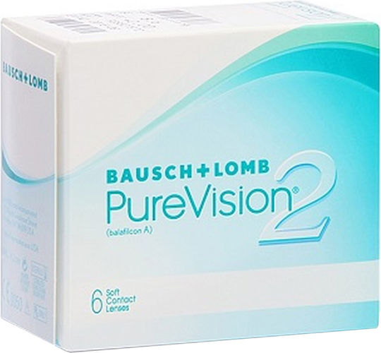 Bausch & Lomb PureVision 2HD 6 Monthly Contact Lenses Silicone Hydrogel