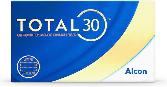 Alcon Total 30 6 Monthly Contact Lenses Silicone Hydrogel with UV Protection