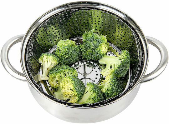 Foldable Stainless Steel Steamer Basket 23.5cm