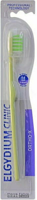 Elgydium Clinic Ortho-X Manual Toothbrush Medium Green 1pcs