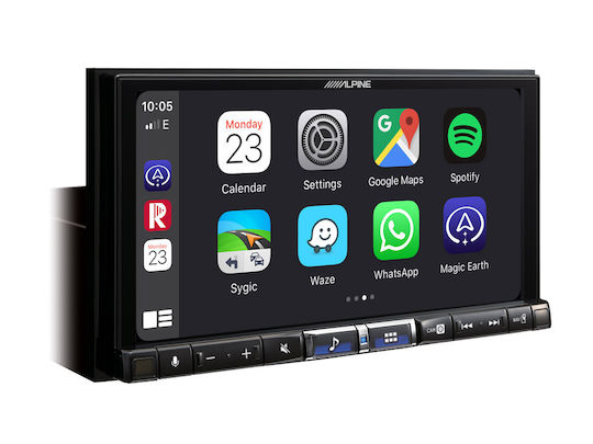 Alpine Ηχοσύστημα Αυτοκινήτου 2DIN (Bluetooth/USB/AUX/CD) με Οθόνη Αφής 7"