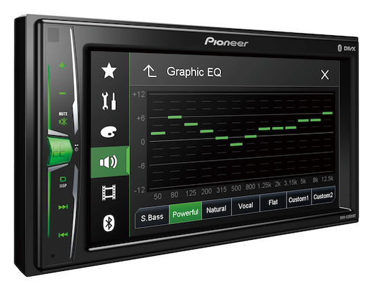 Pioneer Ηχοσύστημα Αυτοκινήτου 2DIN (Bluetooth/USB/AUX/WiFi/GPS/Apple-Carplay/Android-Auto) με Οθόνη Αφής 6.2"