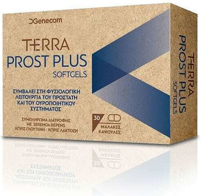 Genecom Terra Prost Plus Συμπλήρωμα για την Υγεία του Προστάτη 30 μαλακές κάψουλες