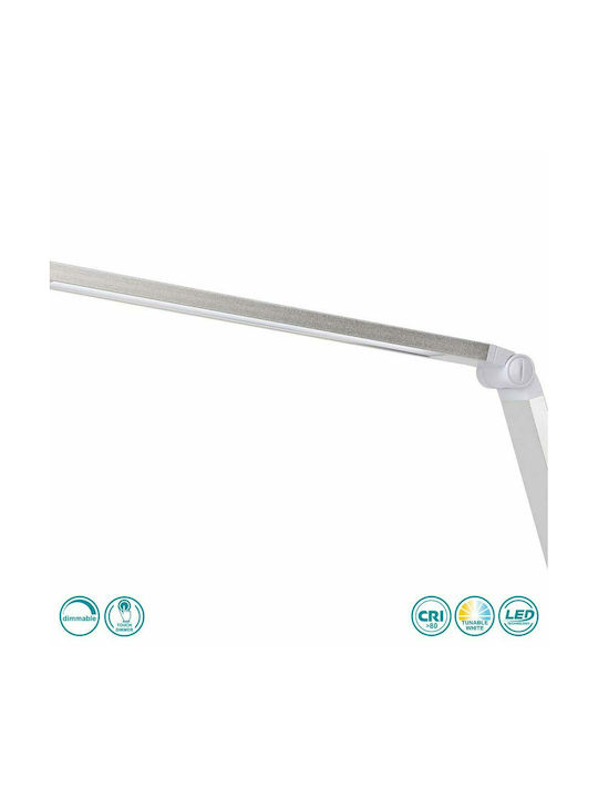 Lucide Lightning LED Φωτιστικό Γραφείου Αναδιπλούμενο σε Λευκό Χρώμα