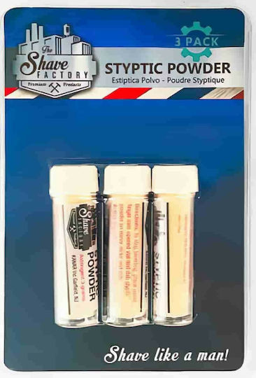 Shaving Factory Syptic Powder Αιμοστατικό Stick 3 x 3gr 9gr