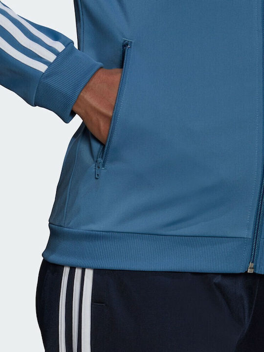 Essentials 3 Stripes Σετ Φόρμας Μπλε