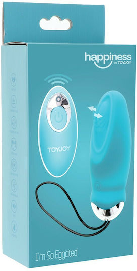 ToyJoy Happiness I'm So Eggcited! Вибратор Яйца с Дистанционно Управление 8.9см Синьо
