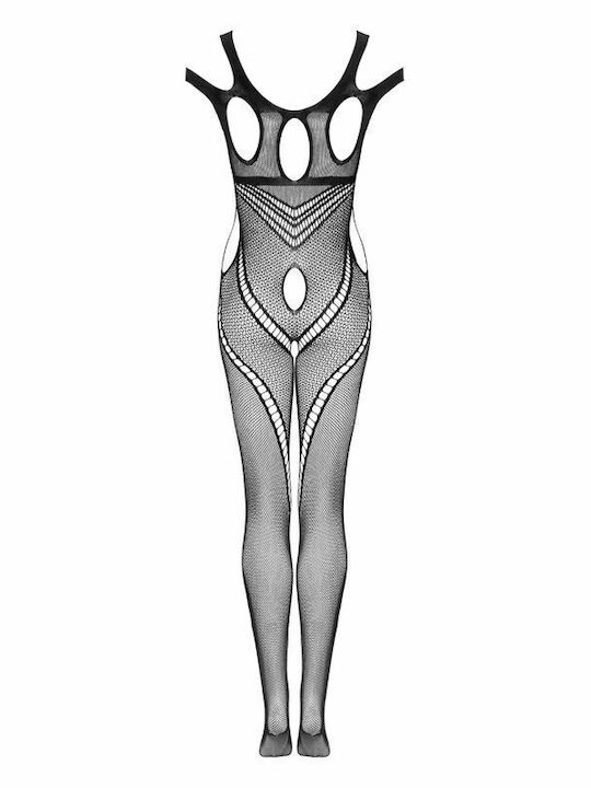 Obsessive G322 Ολόσωμο Καλσόν με Ανοιχτό Καβάλο Bodystocking Black