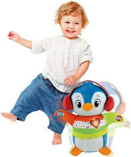 Baby Clementoni Ζωάκι Πιγκουίνος Χορευτούλης από Ύφασμα με Ήχους για 12+ Μηνών