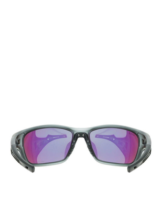 Uvex Sportstyle 232 P Unisex Sunglasses with Gray Plastic Frame and Gray Polarized Lens S5330025170