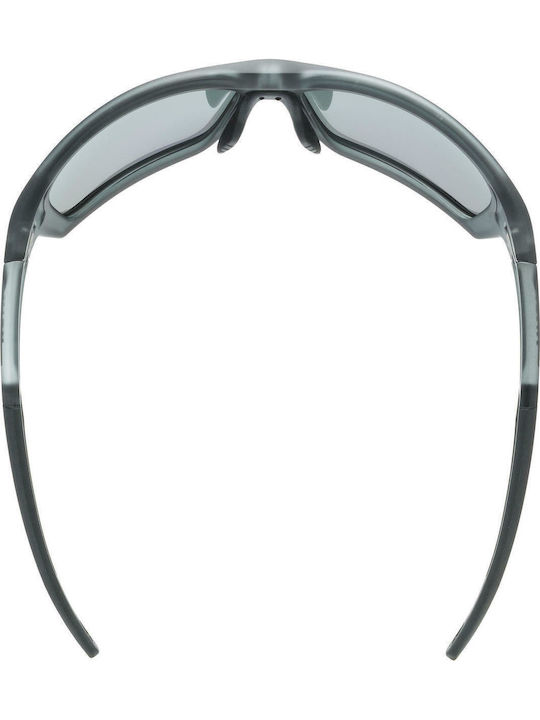 Uvex Sportstyle 232 P Unisex Sunglasses with Gray Plastic Frame and Gray Polarized Lens S5330025170