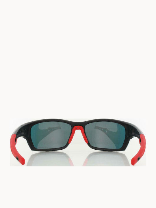 Uvex Sportstyle 232 P Unisex Sunglasses with Black Plastic Frame and Red Polarized Lens S5330022330
