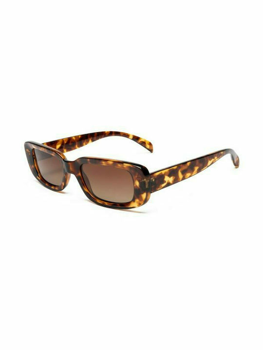 Mohiti Peace Women's Sunglasses with Brown Tartaruga Plastic Frame and Brown Polarized Lens GP2355-001