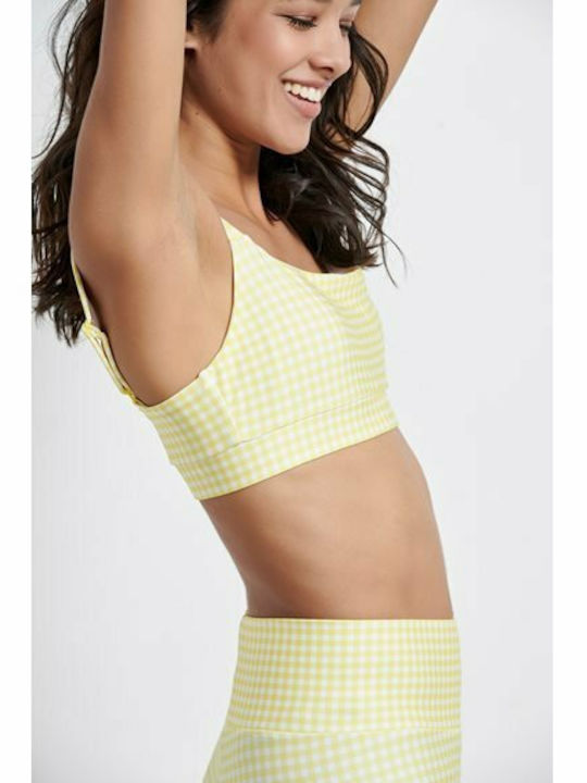 Femei Atletic Sutien sport Galben