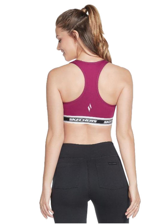 Skechers Go Walk Women's Sports Bra without Padding Purple