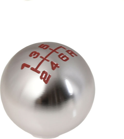 6 Shift Knob Universal Honda Civic Silver