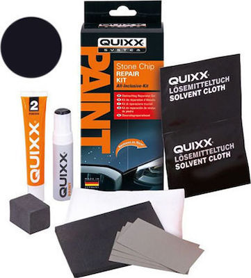 Quixx Paint Stone Chip Repair Reparaturset für Autokratzer Silber