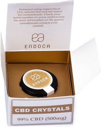 Endoca Cristal Produse din cânepă (CBD) 500mg cu 99% CBD 0.5gr