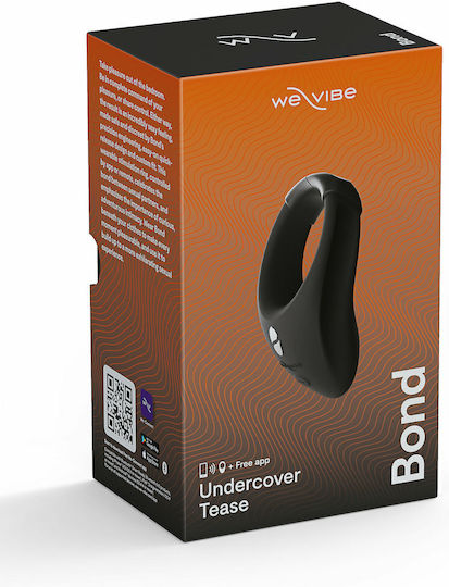 We-Vibe Bond Vibrating Cock Ring With App & Remote Control Δονούμενο Δαχτυλίδι Πέους Black