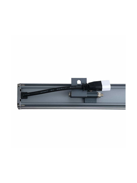 GloboStar Außenstehlampe LED Wall Washer 6W mit Kaltweißem Licht IP65 Grau