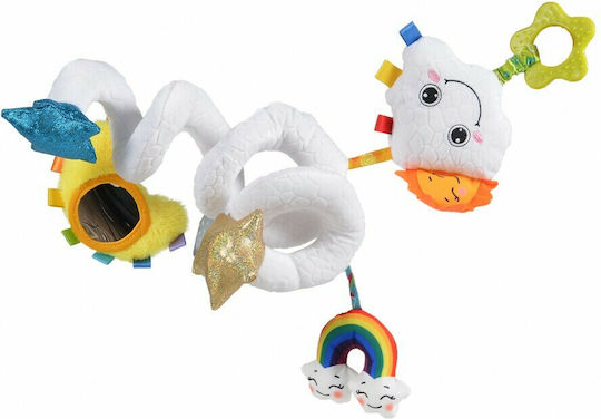 Bali Bazoo Spiral Toy for Crib and Stroller with Teether Sensory Cloud DD80231
