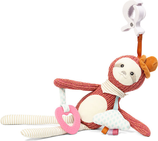 Babyono Jucărie Suspendată Auto Cu Teether Ursuleț Leon Pentru Nou-Născuți