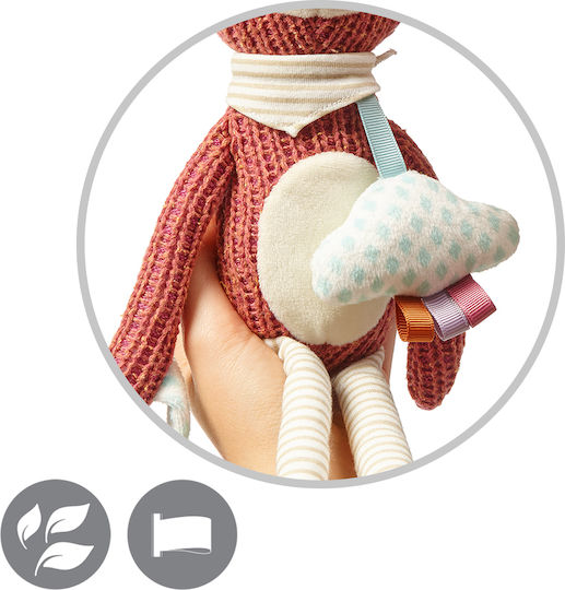 Babyono Jucărie Suspendată Auto Cu Teether Ursuleț Leon Pentru Nou-Născuți