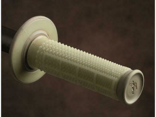Renthal Motorradlenkergriffe Kevlar Tap/Firm in Weiß Farbe