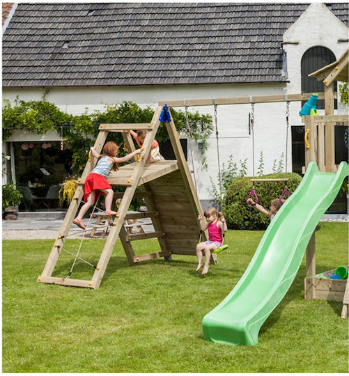 Showood Climbing Wall Extension with Ropes with Swing Multicolour for 3+ Years