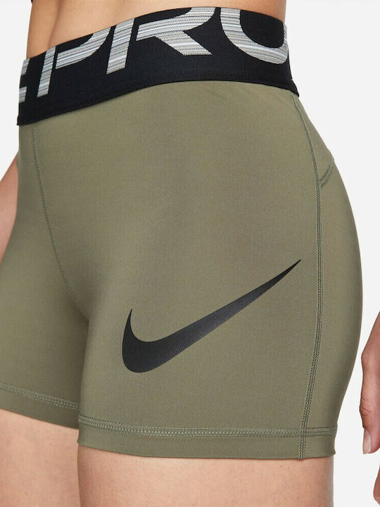 Dri-Fit Pro Dri-fit Training Γυναικείο Κολάν-Σορτς Χακί