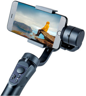 VS52 Phone Gimbal with 3 Axis Stabilization and 4 Operating Hours Black