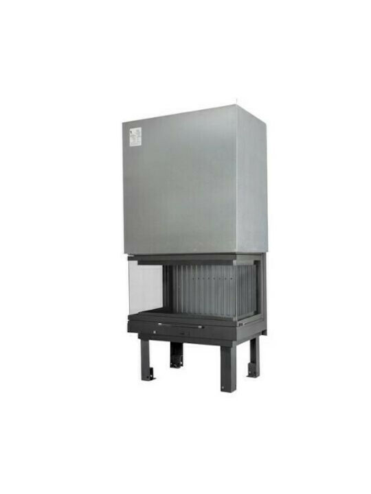 CHytiria Misailidi Eco T-115 Wood Fireplace Insert with See-Through Window 27kW