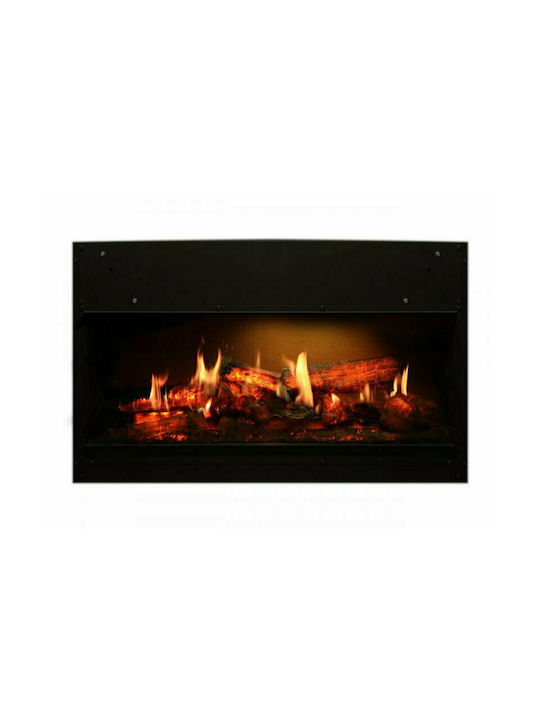Dimplex Opti V Single Wall Mounted Electric Fireplace 70W 73.6x45cm Black