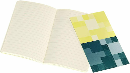 Moleskine Set 2 Carnete Cu dungi Verde