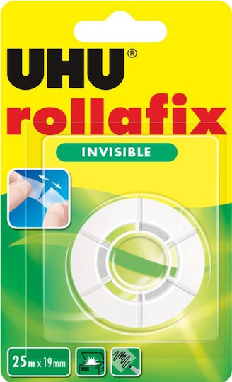 UHU Tape Rollafix Invisible 19mm x 25m