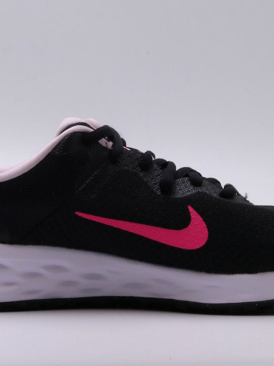 Revolution Revolution 6 Kids Sports Shoes Running with Laces Black / Hyper Pink / Pink Foam