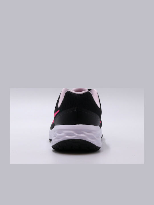 Revolution Revolution 6 Kids Sports Shoes Running with Laces Black / Hyper Pink / Pink Foam