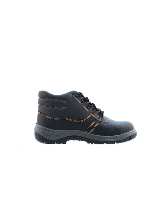 Antrin Markos Stiefel Arbeit Schwarz