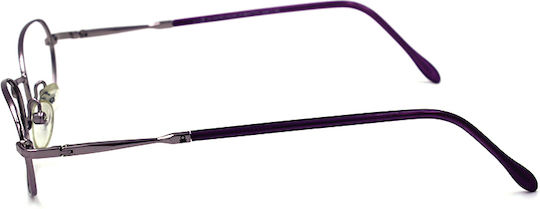 Benetton Metallisch Brillenrahmen Lila UCB383 450